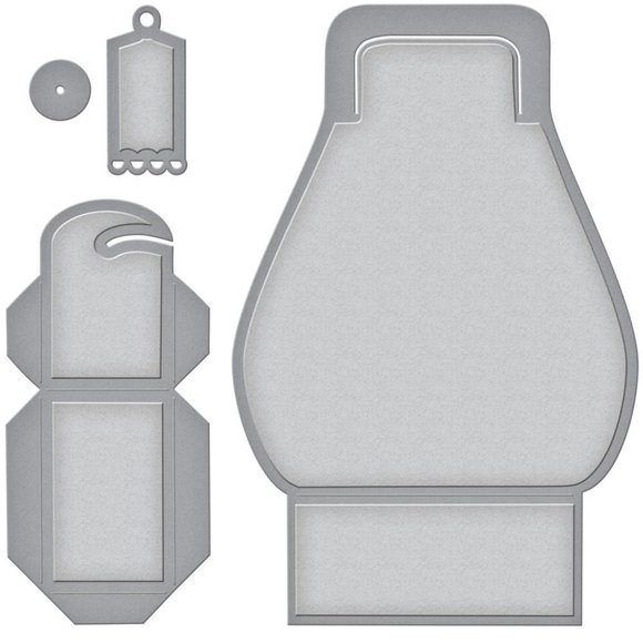 Spellbinders Favorably Simple Gift Box 4 pcs die - Picture 4 of 11